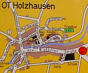 Ortsplan Holzhausen